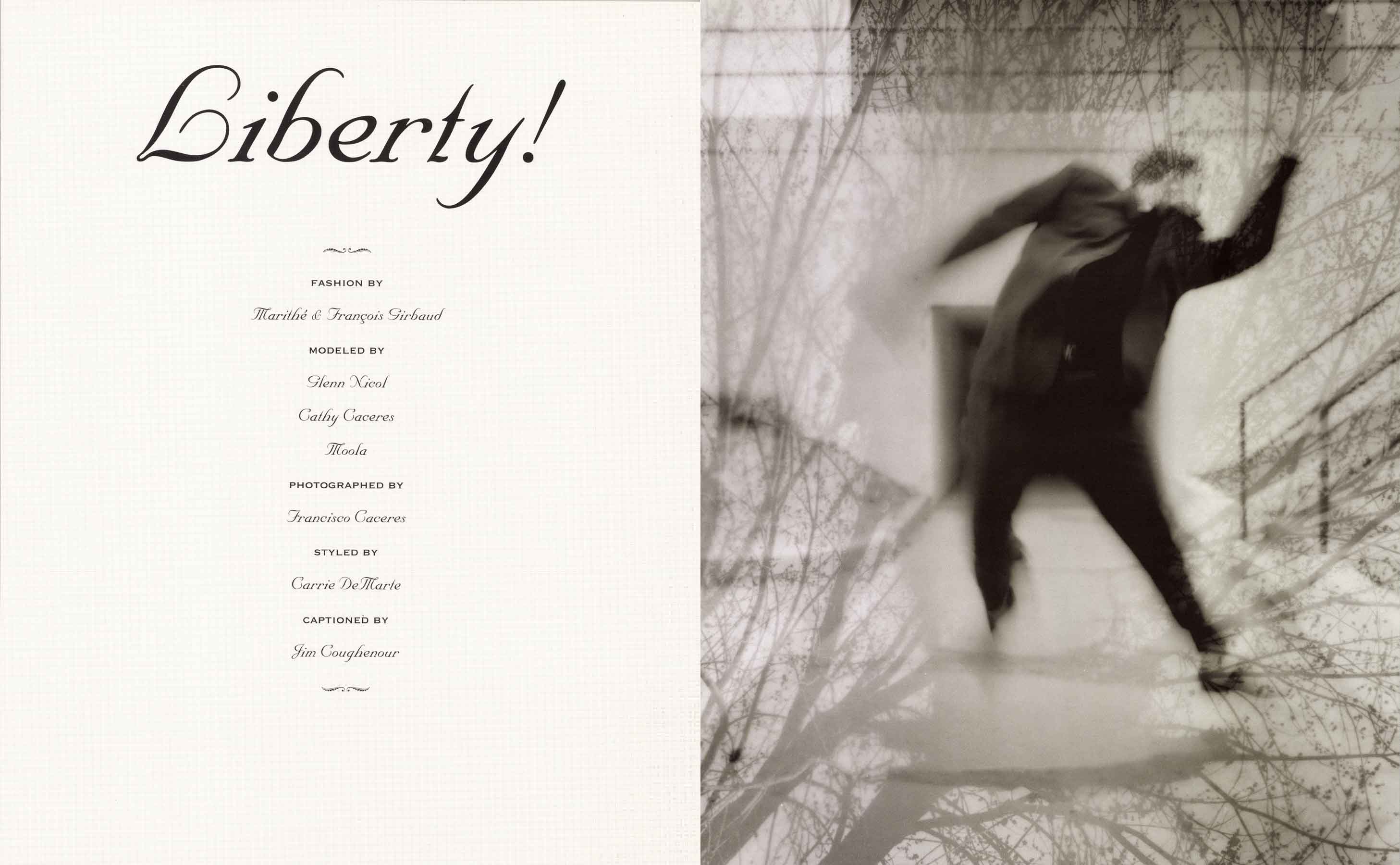 Pulp magazine spread with a script title and dramatic B&W photography; an ethereal, moving design.